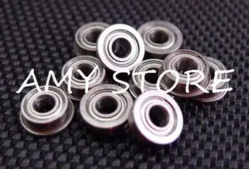 

(10 PCS) MF63ZZ (3x6x2.5 mm) Metal Shielded FLANGED PRECISION Ball Bearing Set