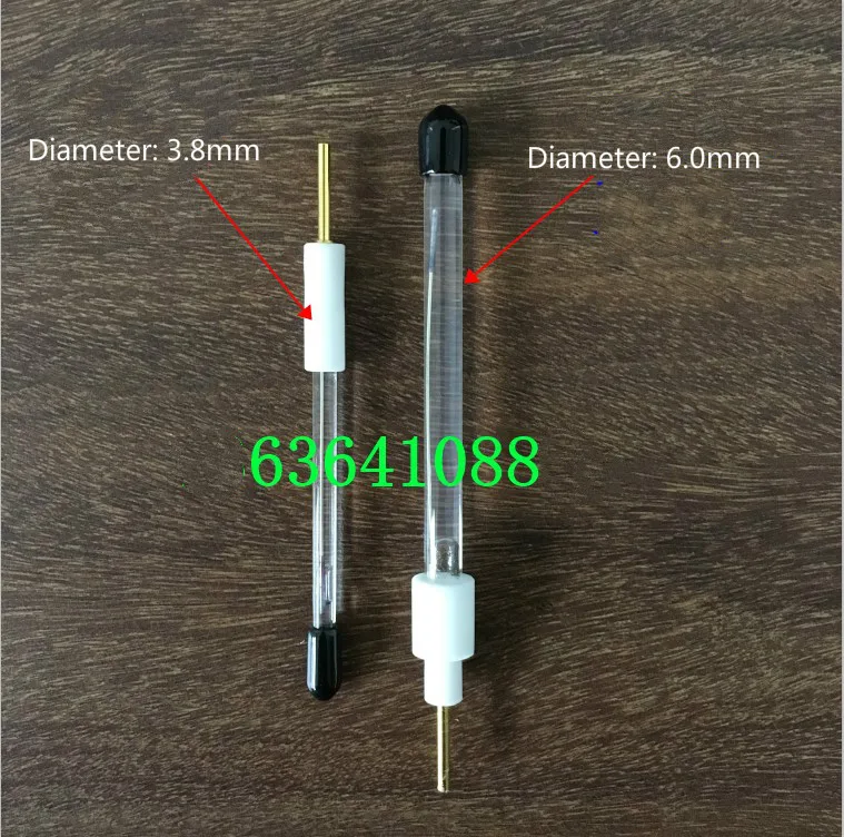 Эталонный электрод хлорида серебра, съемный Ag/Agcl эталонный электрод. Диаметр 3,8/6,0 мм