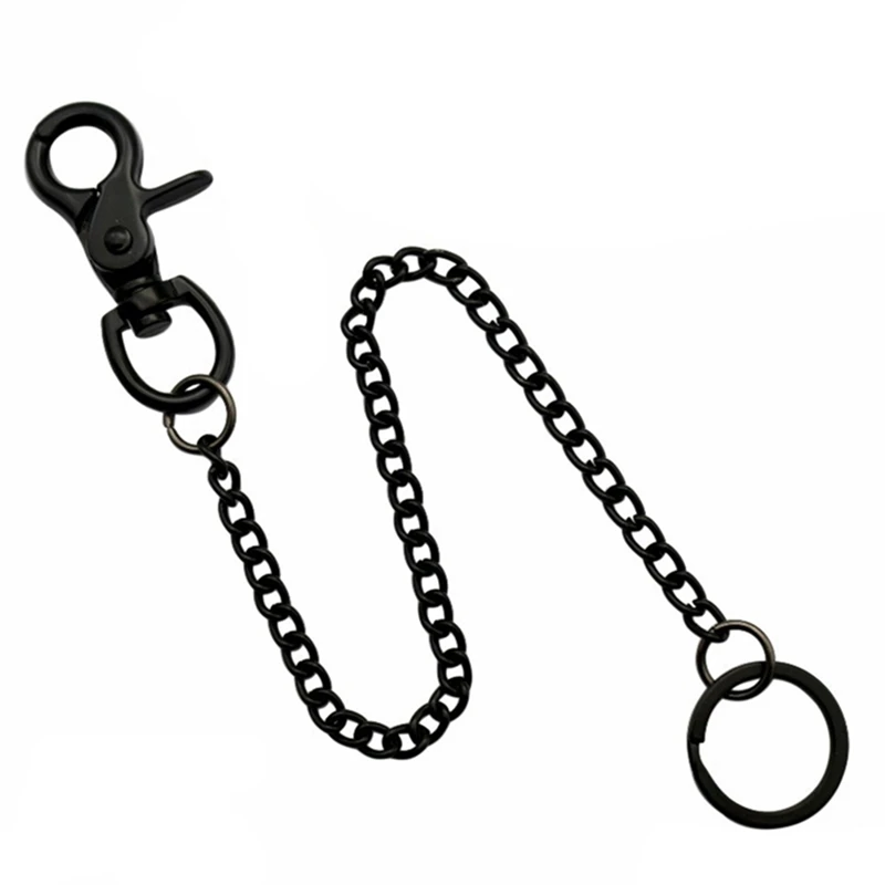 

Long Trousers Hipster Key Chains Punk Street Big Ring Key Chain Metal Wallet Belt Chain Pant Keychain Unisex HipHop Jewelry