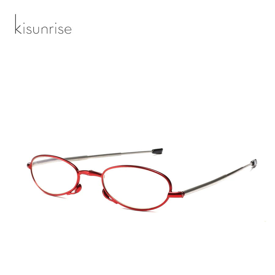 KISUNRISE очки для чтения Мужские Складные анти-голубые легкие очки Оки для женщин для зрения lentes de lectura mujer KS025 - Цвет оправы: NO.2