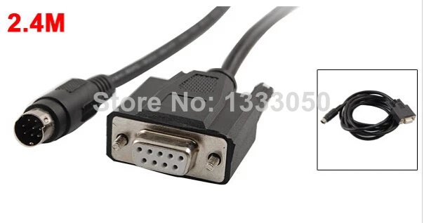 

RS232 to Min Din 9P Industrial Adapter PLC Cable 2.4M for Digital GP Proface
