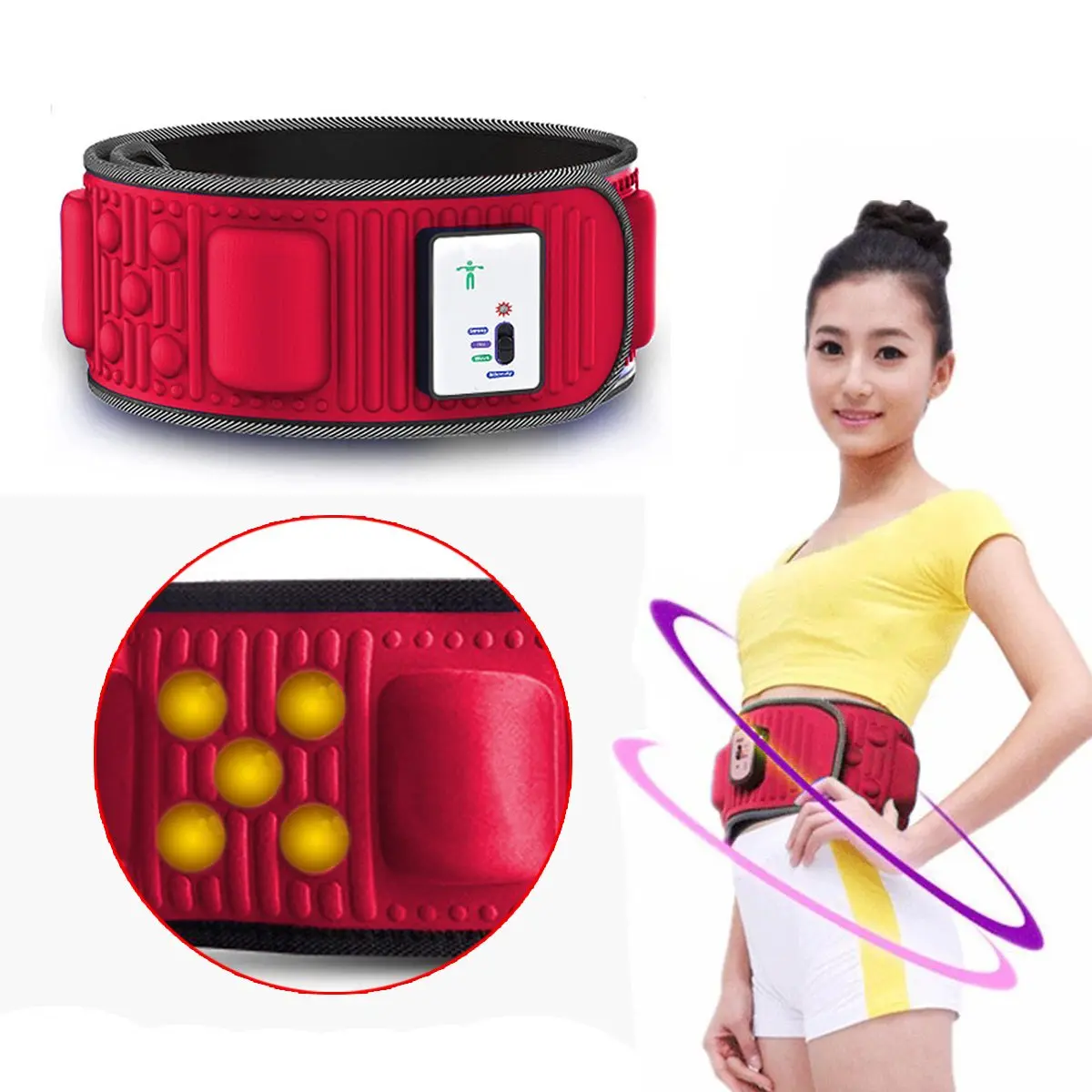 Buy Electric Massage Waist Men Women Trimmer Abdominal