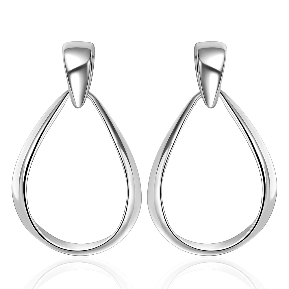 

New style 925 sterling silver earrings minimalist modern ladies jewelry fashion with a cocktail party free shipping