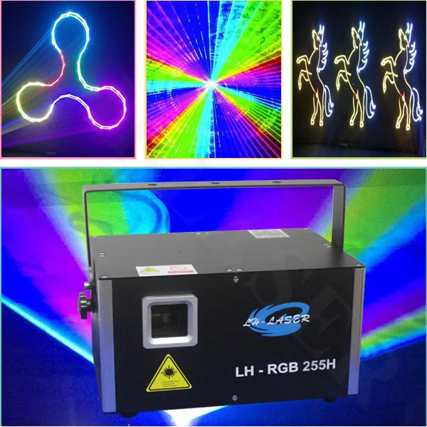 LH-RGB255H Mini 3 5 W аналоговая модуляция полноцветный RGB Лазерный свет с SD-картой и