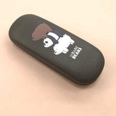 Ретро Элегантный Мультфильм мишки очки коробка Мода Ins девушка близорукость