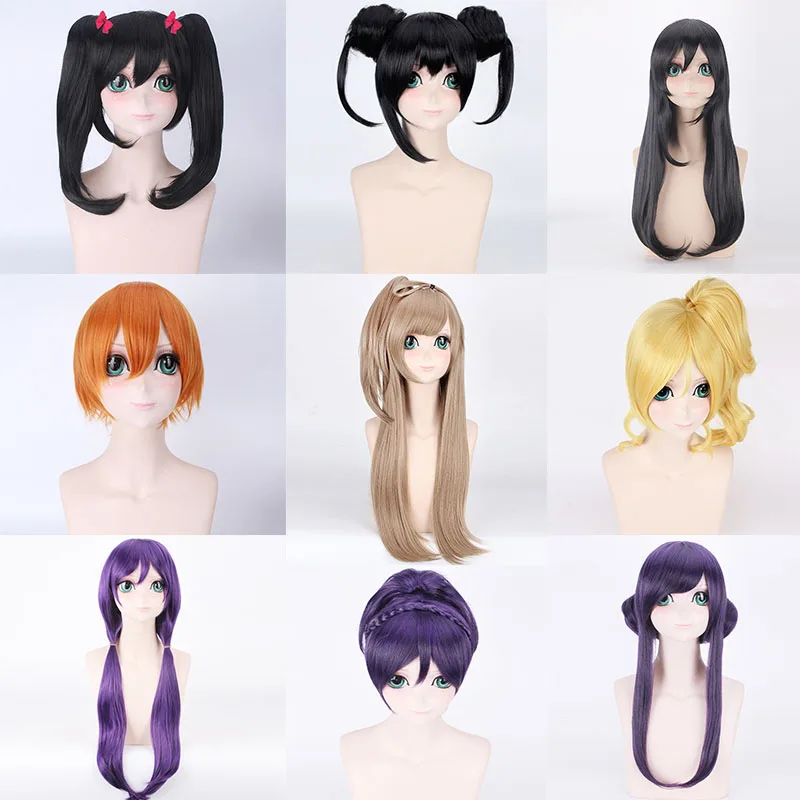 

Anime LoveLive! Love Live Cosplay Wigs Nozomi Tojo Maki Nishikino Nico Yazawa Minami Kotori Hair cosplay Costume Wig for women