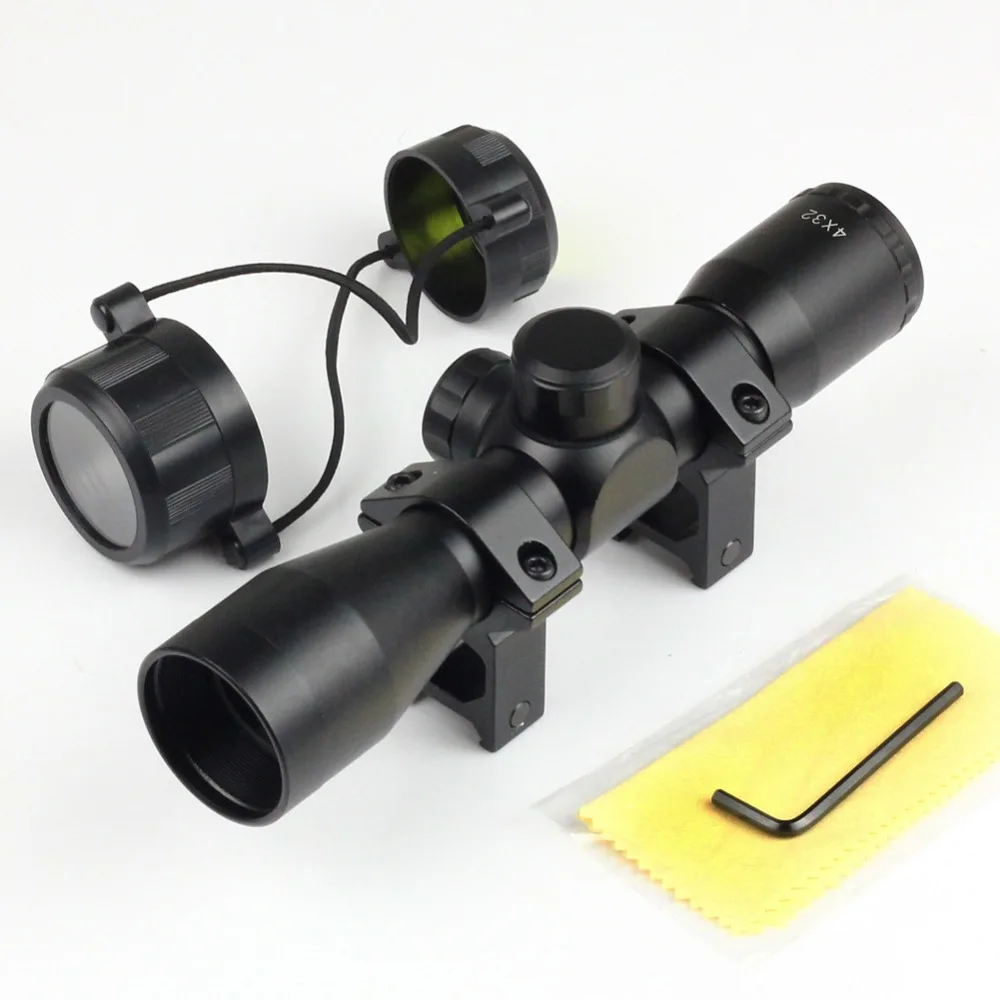 VERY100 Tactical 4x32 Compact Scope Rangefinder Reticle With 20mm
