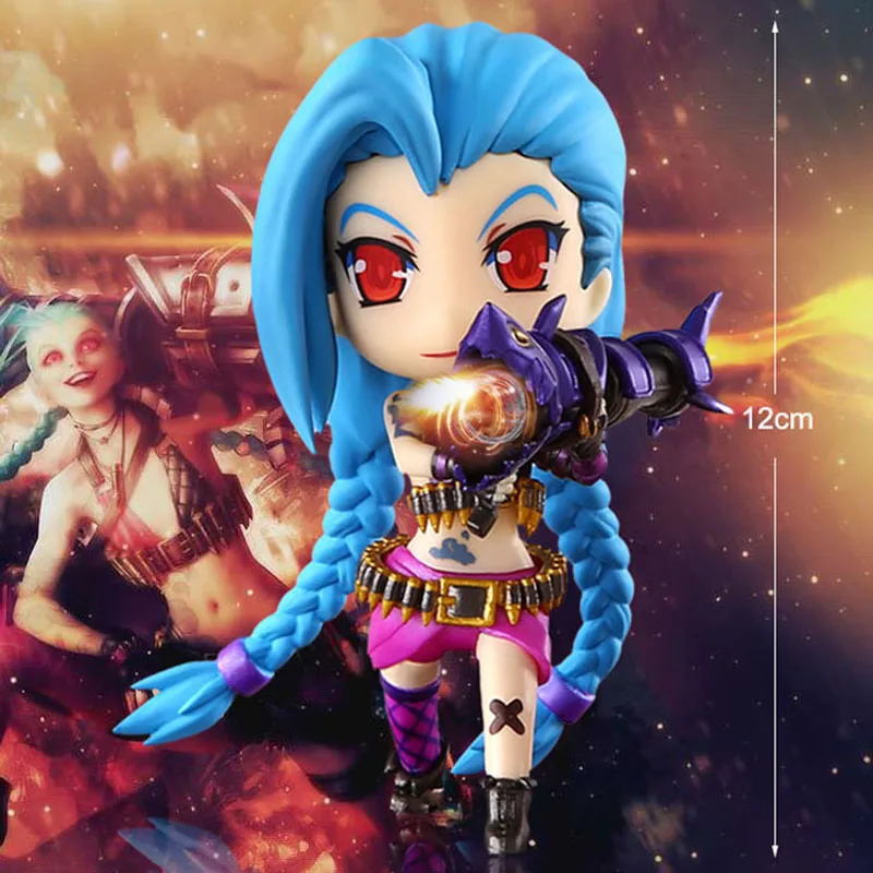 

15cm LOL Figure Lolita Jinx Lux Statue Doll PVC Lolita Collection Action Figure Garage Kit Toy Cute Anime Toys Gifts