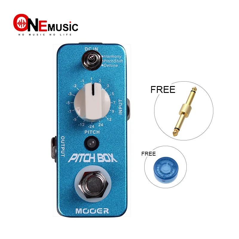 MOOER Pitch Box Compact Effect Pedal Harmony Pitch Shifting Detune 3 Mode True Bypass Guitar Pedal with Pedal Connector