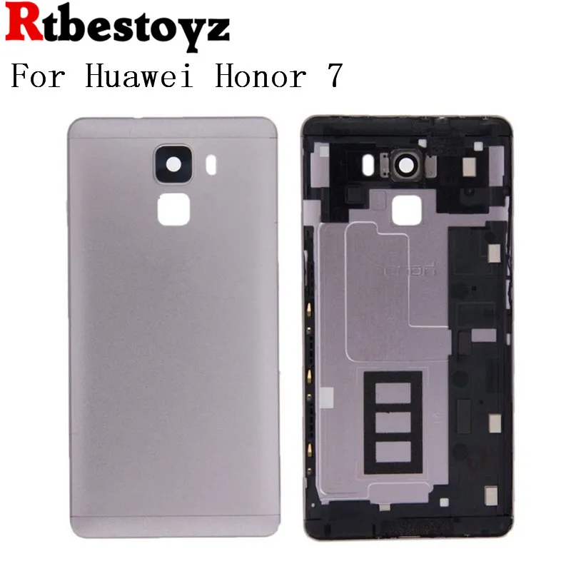 

RTBESTOYZO For Huawei Honor 7 Battery Back Cover Case 5.2 Inch For Honor7 Phone Housing Back Battery Door Case Accessories