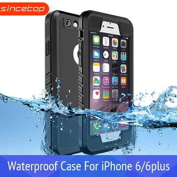 

6s luxury durable Waterproof phone Case for iPhone 6s bag clear coque for 6plus 5.5 inch swim take photo underwater cover fundas