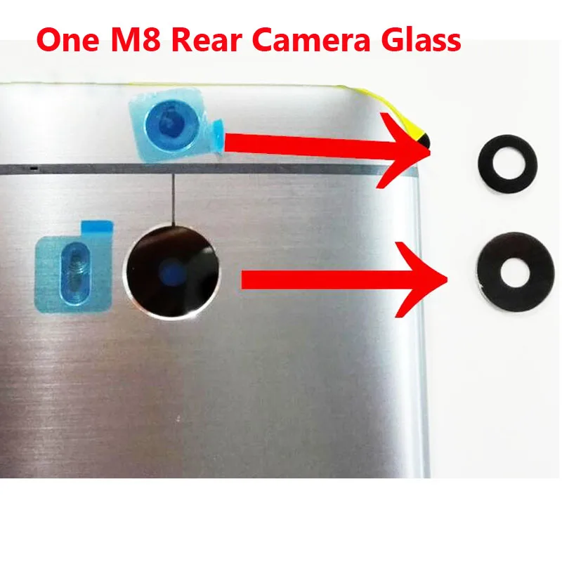 

Original New Rear Back Camera Glass Lens Cover With Sticker Adhesive For HTC One M9 /One M8 /One M7