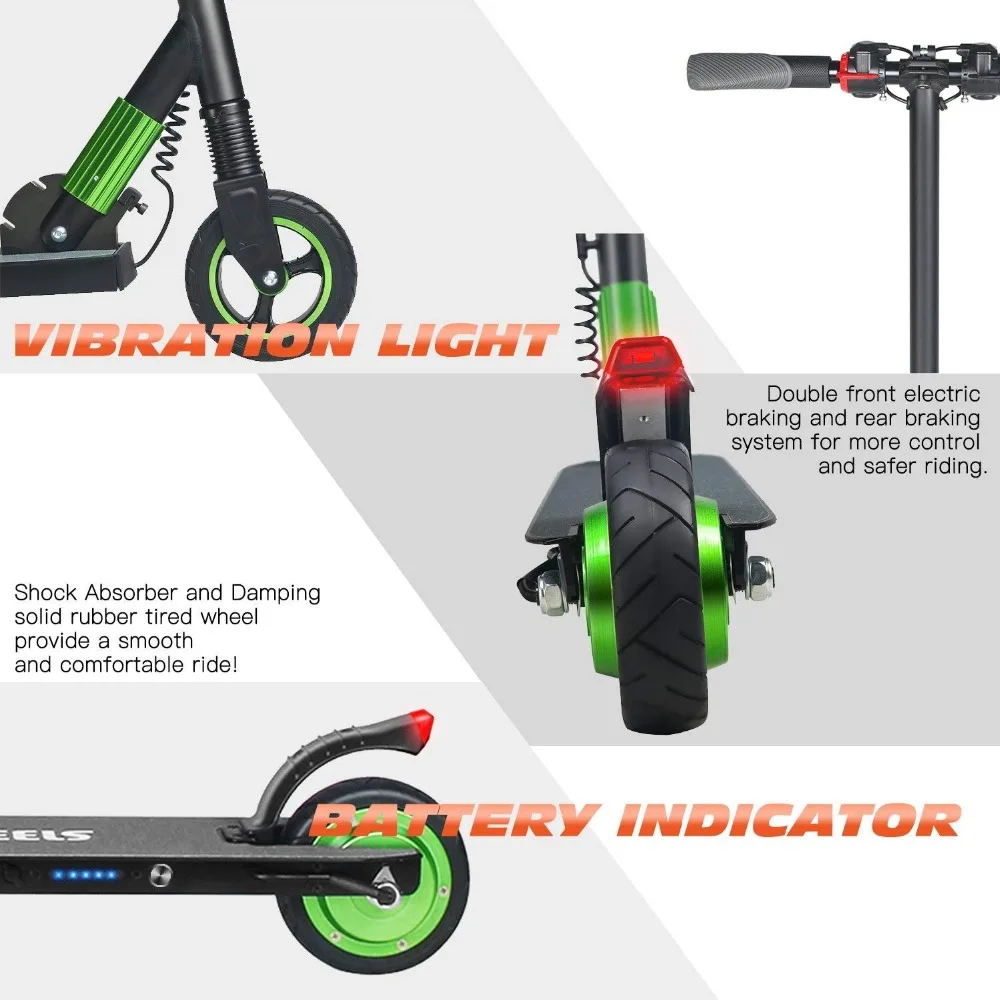 Megawheels Faltbar Elektroroller 250 Вт взрослый Электрический скутер городской каток 2 колеса