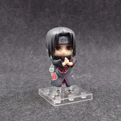 Nendoroid Наруто Итачи Учиха #820 Akatsuki Q-version ПВХ фигурка Коллекционная модель игрушки Рождественский подарок 10 см DOX D32