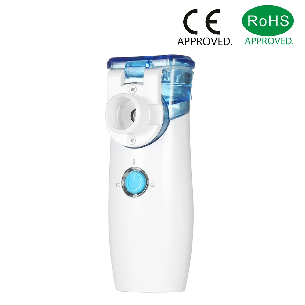Carevas медицинский ручной персональный паровой ингалятор для астмы COPD паровой испаритель USB Перезаряжаемый небулайзер с маской CE ROHS ISO