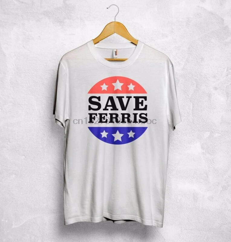 

Save Ferris T Shirt Retro 80's Movie Ferris Bueller Day Off