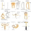 Medical brooches Collection Crystal uterus microscope scalpel stomach ECG tooth pins jewelry for Doctor Nurse ► Photo 2/6
