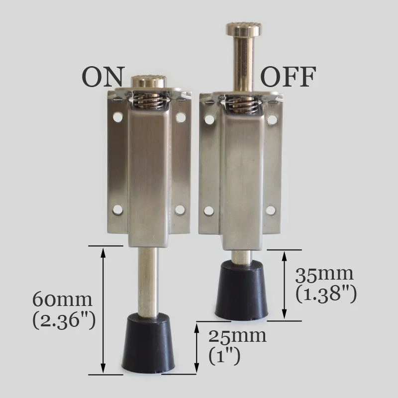 Home Garden Doorstops Step Down Door Stop Telescopic Stopper