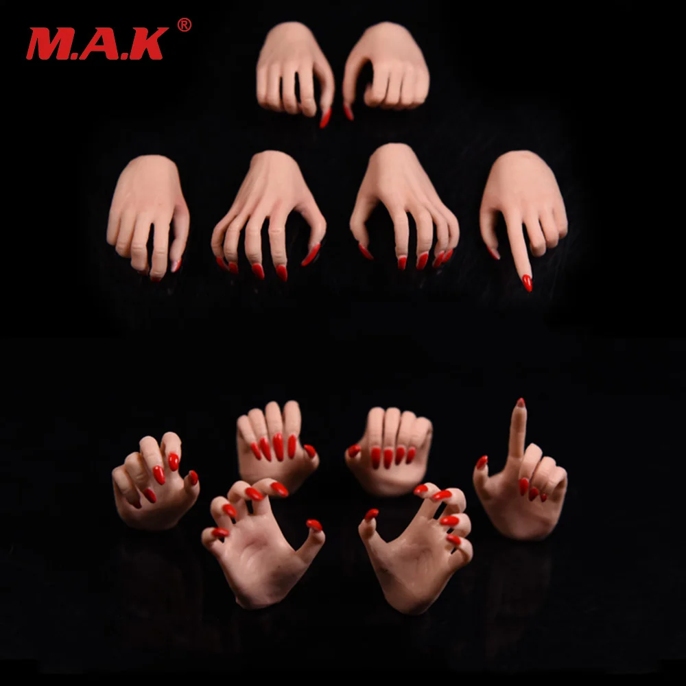 

3 pairs/set 1/6 scale action figure accessory PHICEN/TBleague hand model Sutan /Plae for 12 inches female girl woman lady body