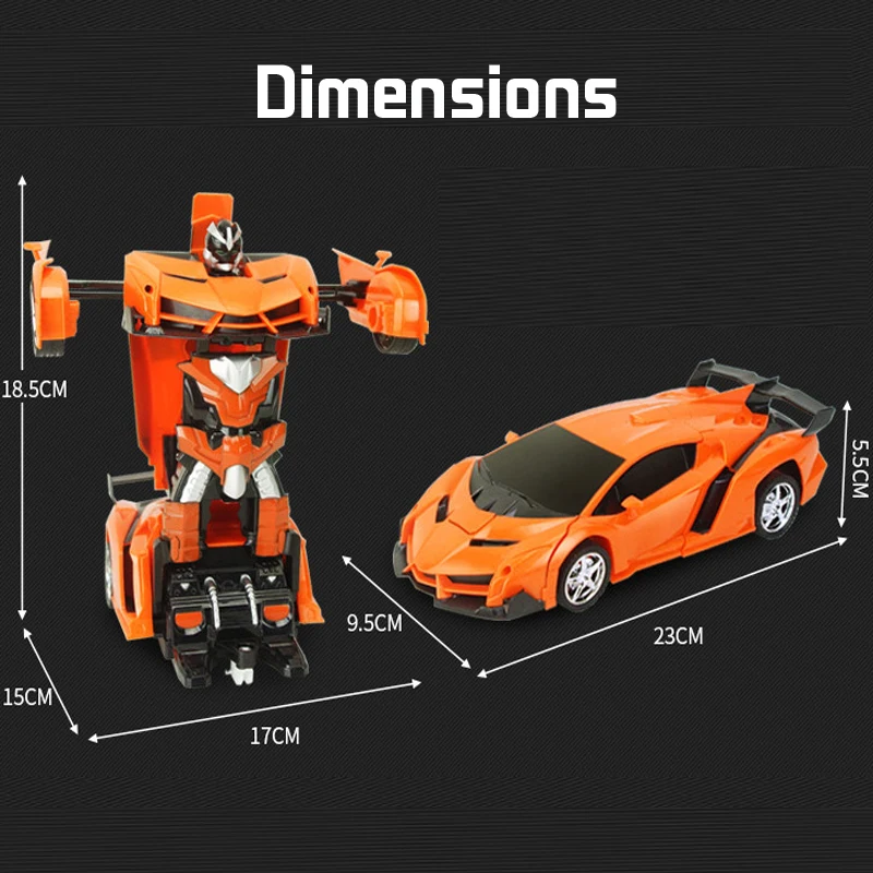 YETAA RC автомобиль роботы трансформеры трюк спорт Боевая машина модель Роботы