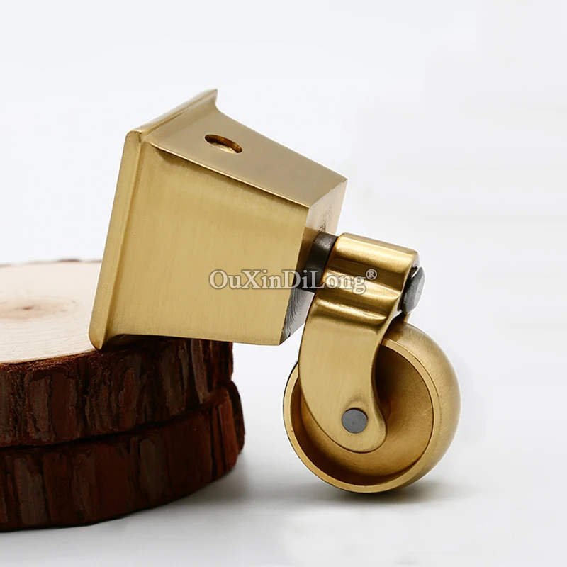 European Antique 2PCS Heavy Duty Brass Universal Furniture Casters Table Chair Sofa Desk Furniture Mute Runners Rollers Wheels European Antique 2PCS Heavy Duty Brass Universal Furniture Casters Table Chair Sofa Desk Furniture Mute Runners Rollers Wheels