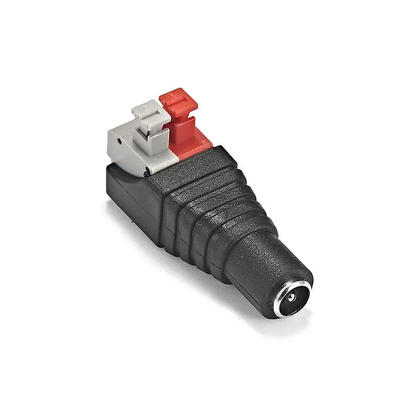 

Female DC Power Cord Connectors 5.5x2.1mm Jack Plug Terminals Adapter For CCTV Camera LED Lamp AC DC Adapter