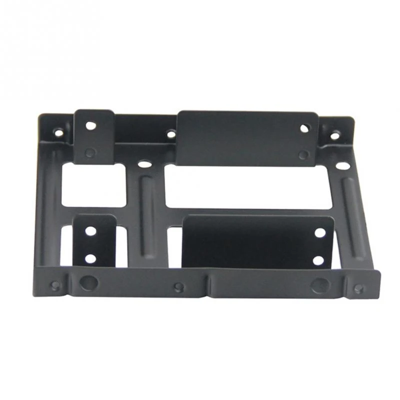 2 5 To 3 5 Hard Disk Bracket Hard Drive Dual Desktop Ssd Mounting Bracket Internal Adapter Harddisk Boxs Aliexpress