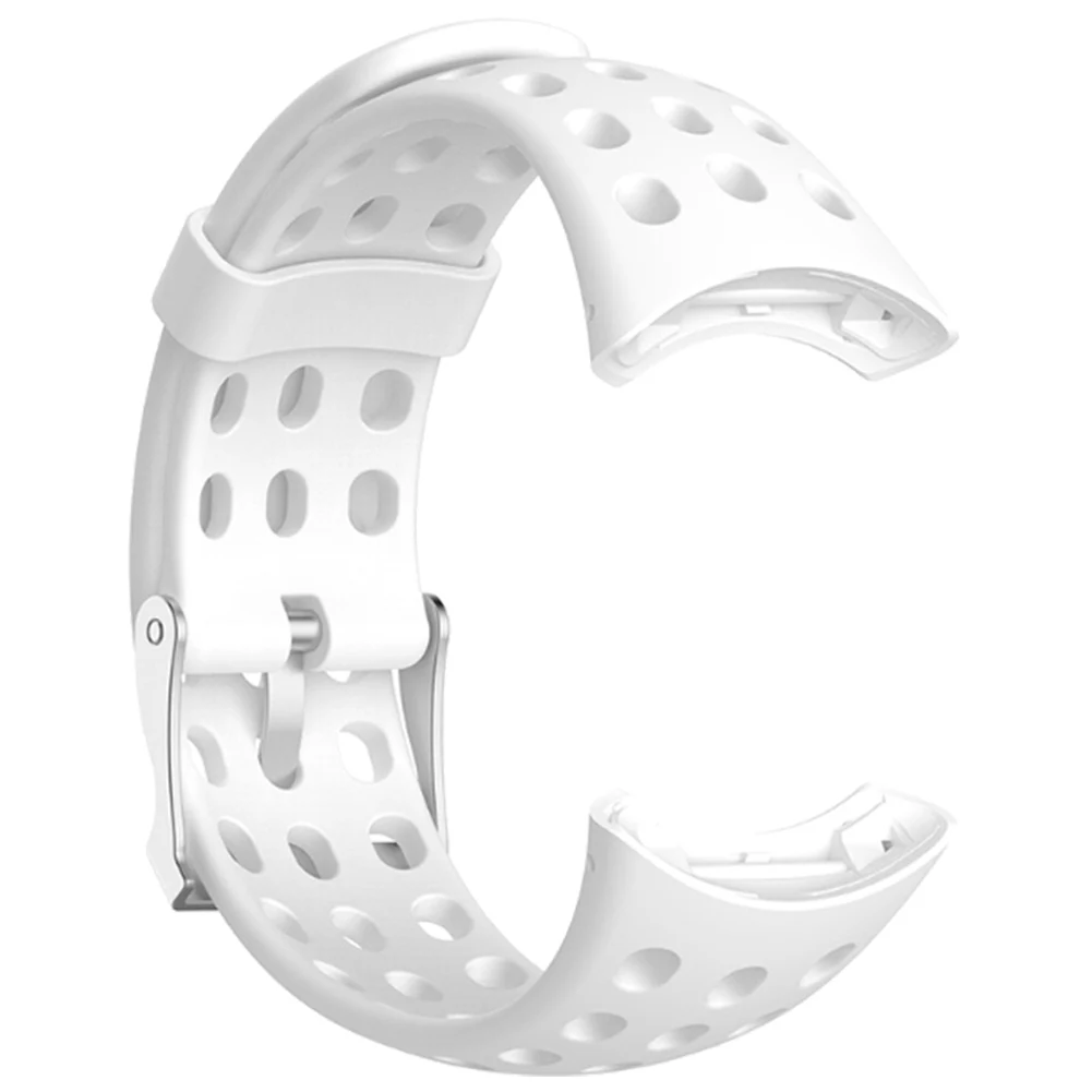 Белый Замена силиконового ремешка для Suunto QUEST M1 M2 M4 M5 серии часов Прямая поставка#0128 - Цвет ремешка: Белый