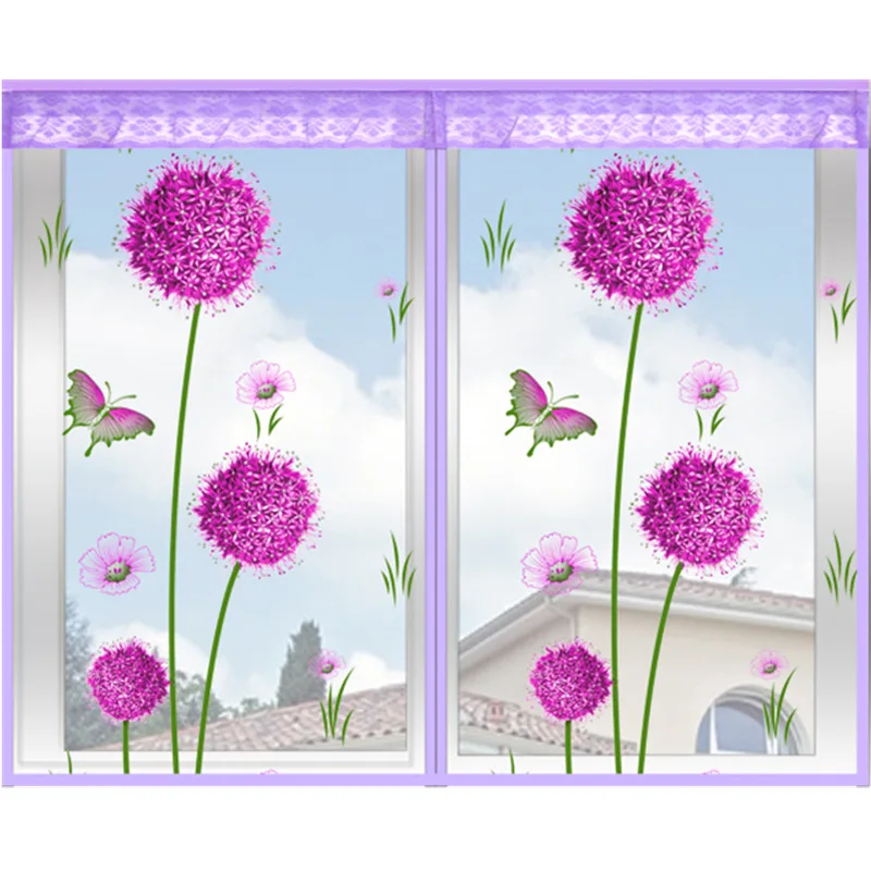 

Magnetic Bug Screen Mosquito Window Net Magic Stickers Print Window Screen Magic Insect Mesh Moustiquaire Fenetre Magnetique