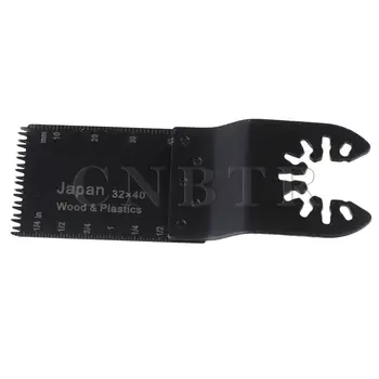 

9.45x3.25cm Black Multifunction Quick Japan Tooth Steel Saw Blades