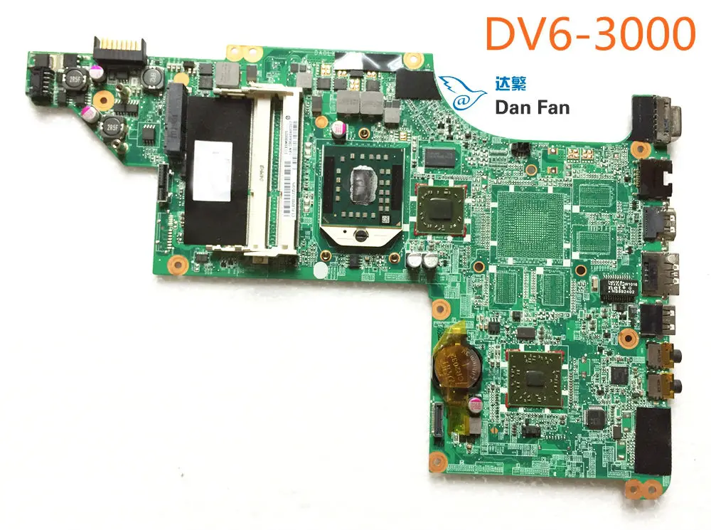 Материнская плата для ноутбука HP Pavilion DV6 DV6-3000 595135-001 + процессор DA0LX8MB6D1 материнская