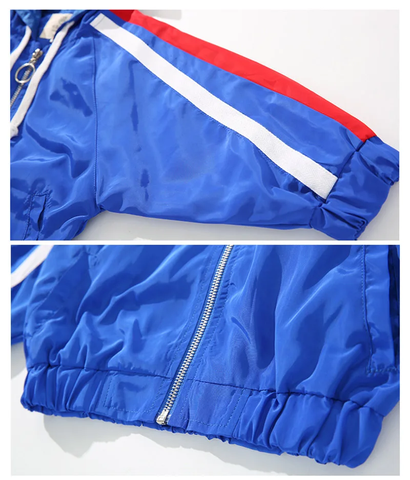  autumn pure color sport jacket for boys children casual hooded windbreaker outwear kids coat children clothing (2)