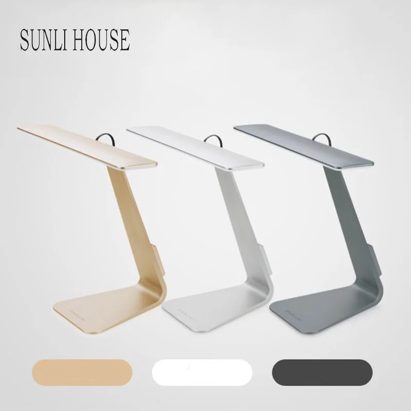 

SUNLI HOUSE Fold Desk Lamp Ultrathin Mac Style 3 Mode Dimming Touch Switch Reading Light Eye Protection Soft Light Night Light