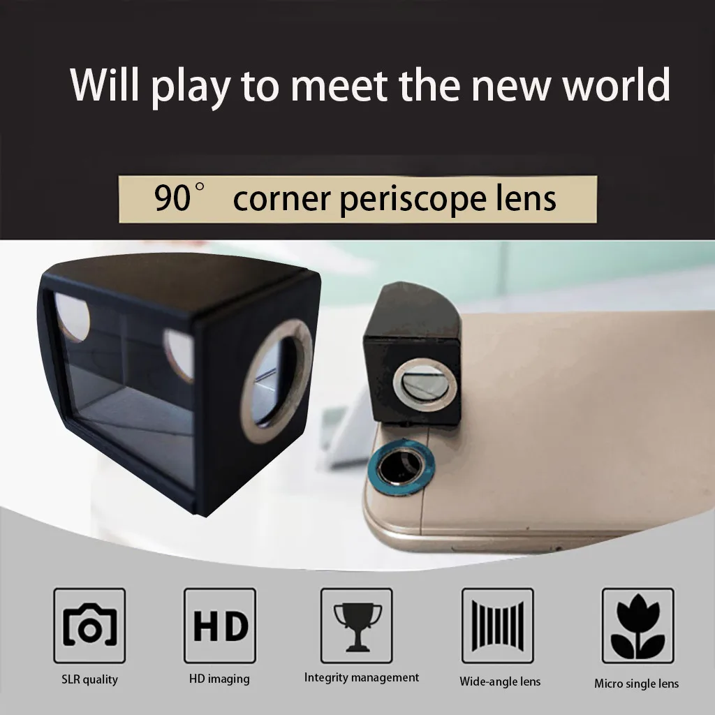 

Lentes Phone Lens Universal Phone Lenses Mini Detachable Magnetic Periscope Lens Mobile Lens Anamorphic Macro for Smartphone