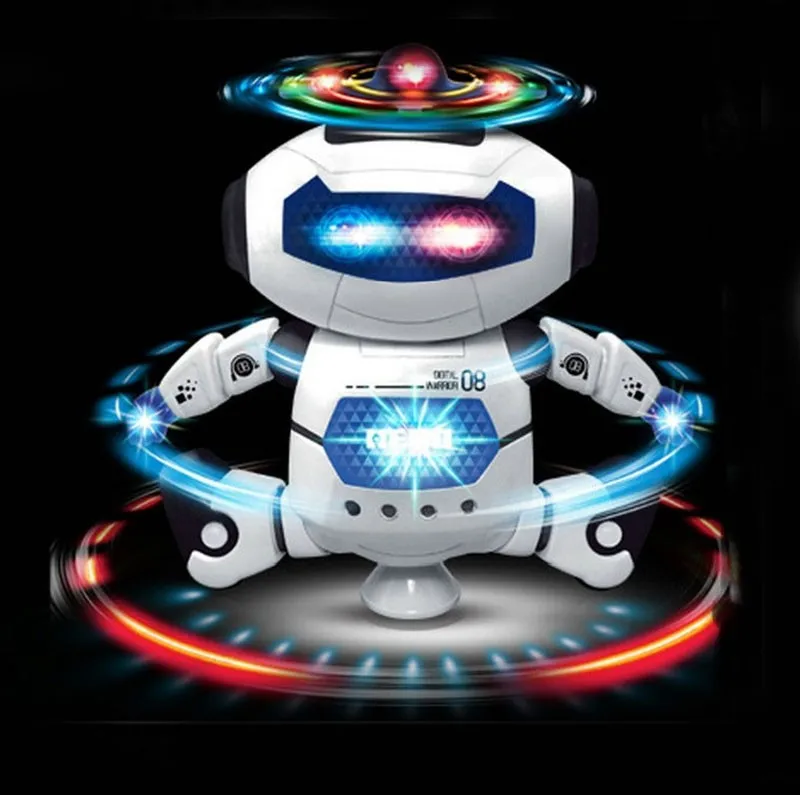 Новейший трюк кидробот супергерой танец Электрический робот с легкой музыкой музыкальные игрушки для детей детские фигурки для взрослых