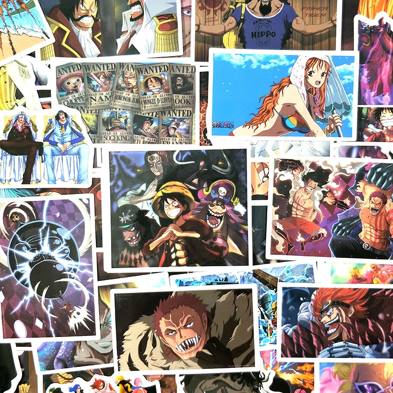 100 шт./упак. цельная наклейка Luffy граффити s Классический Аниме для багажа