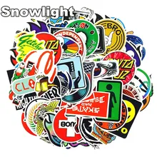 100 шт скейтборд модный бренд логотип водонепроницаемый стикер для багажа автомобиля Guaitar скейтборд телефон ноутбук велосипед мото стикер s