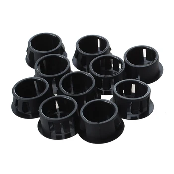 

10 pieces black plastic caps hole plugs pressure caps 16mmx20mmx10mm