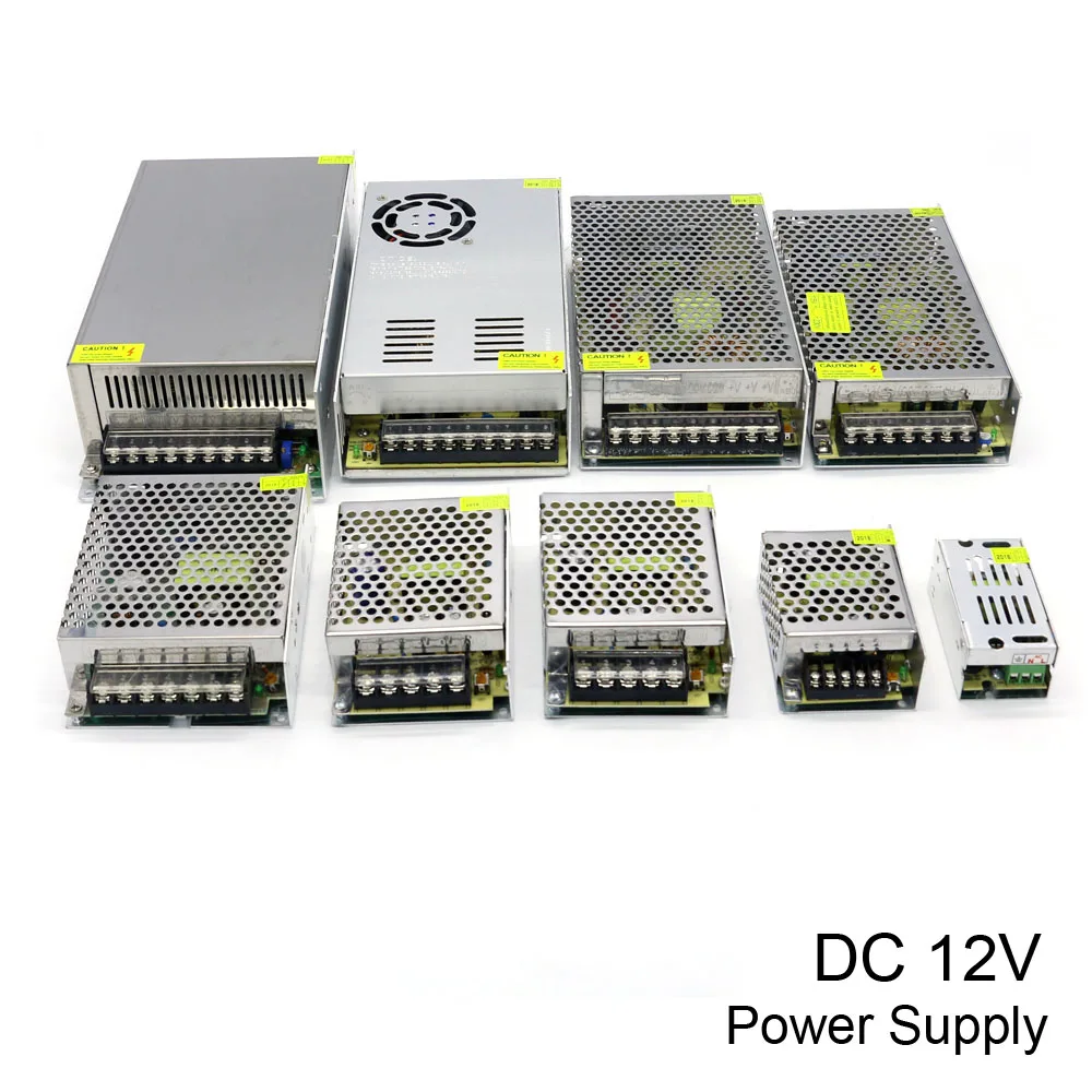 Переключение Питание DC 12V 10A 15A 20A 30A 40A 50A 60A 100W 120W 150W 200W 240W 350W 500W 600W 720W 800W 1000W Мощность адаптер