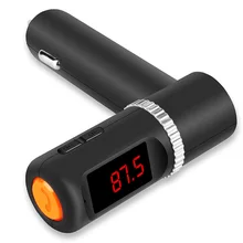 Bluetooth Car Charger 5V/4.2A MP3 Player FM Transmitter Dual USB for iPhone, Samsung , HTC One M9, Nexus 5X 6P 5-Black BC08