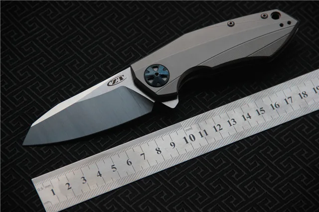 

MIKER ZT Flipper 0456 Folding Knife titanium handle Ball Bearing hunting camp Pocket Survival EDC Tool 204P blade knives