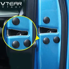Vtear Car-styling door Lock screw protection cover For Hyundai Creta ix25 Toyota C-HR 2016 2017 accessories Exterior decoration