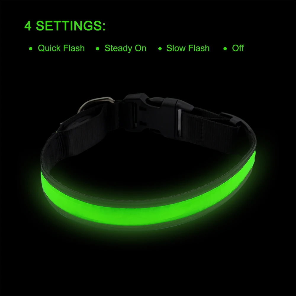 

Petrainer LED Dog Collar with Solar Charge And USB Chargeable Dog Leash