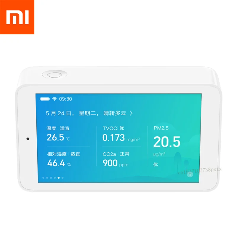 

Xiaomi Mijia Air Detector High-Precision Sensing 3.97Inch Touchscreen USB Interface Remote Monitoring PM2.5 CO2a Humidity Sensor