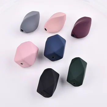 

Rubber paint shaped faceted straight beads DIY handmade sweater chain tassel necklace jewelry material accessories