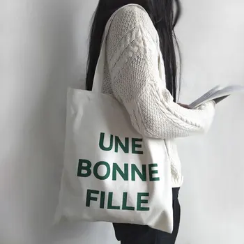 

fashion women letters printing canvas shoulder bags 2018 new arrival soft fold over zipper female students girls school handbags