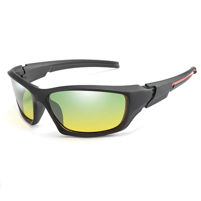 AIELBRO день и ночное видение HD для вождения поляризованные солнцезащитные очки мужские очки для вождения антибликовые очки солнцезащитные очки UV400 - Цвет: SSKP0107