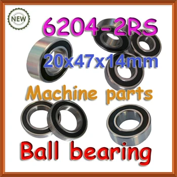 

20mm radial shaft 6204 ball bearing 20*47*14 20x47x14mm double shield 6204-2RS deep groove ball bearing