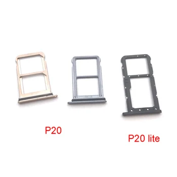 

10 Pcs/Lot New For Huawei P20 Lite Pro SIM Card Tray Holder Slot Container Adapter Replacement Parts