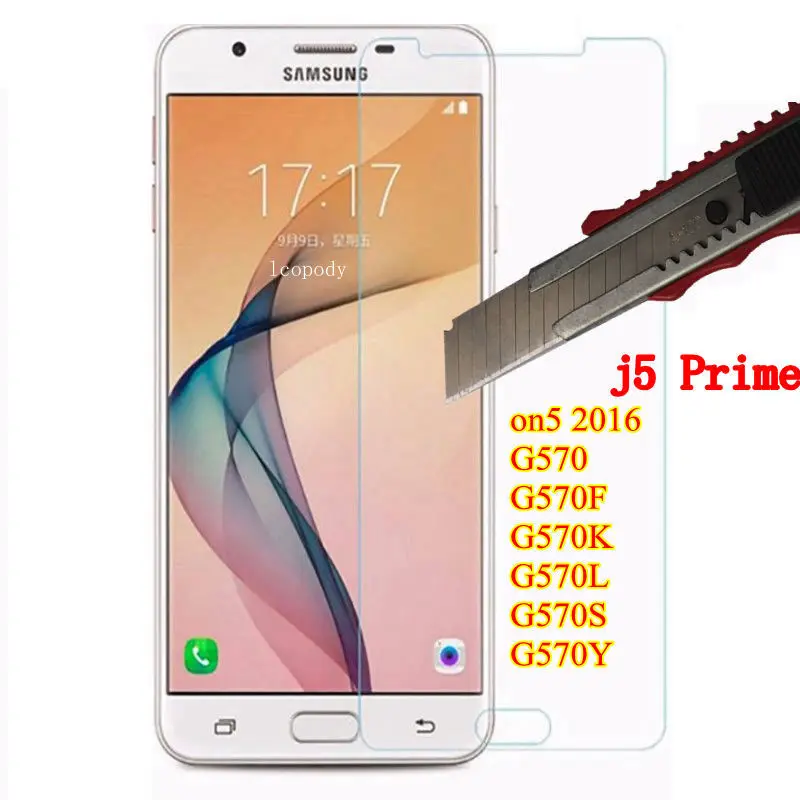 

Tempered Glass For Samsung GALAXY j5 Prime Screen Protection fOR samsung on5 2016 G570 G570F G570K G570L G570S G570Y GLAS sklo